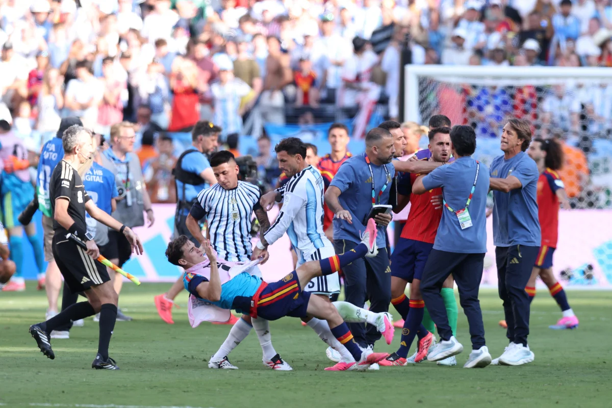 Espanha e Argentina se enfrentaram na final da Copa do Mundo Espanha e Argentina se enfrentaram na final da Copa do Mundo