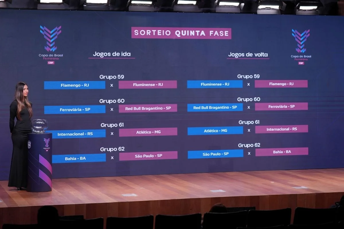 CBF define confrontos da quinta fase da Copa do Brasil Feminina​‌​