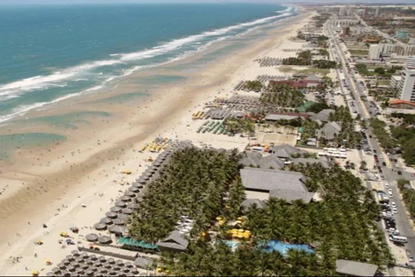 Imagem colorida, praia do futuro, Fortaleza - Metrópoles