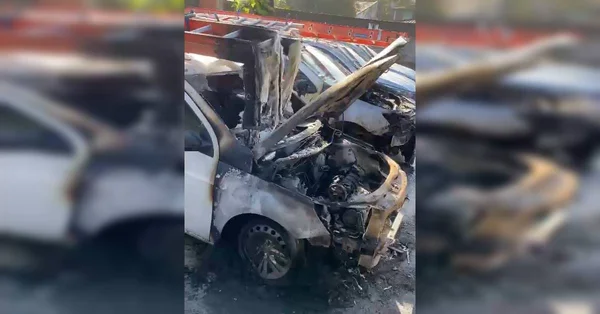 Empresa de internet em Niterói tem carros queimados por criminosos