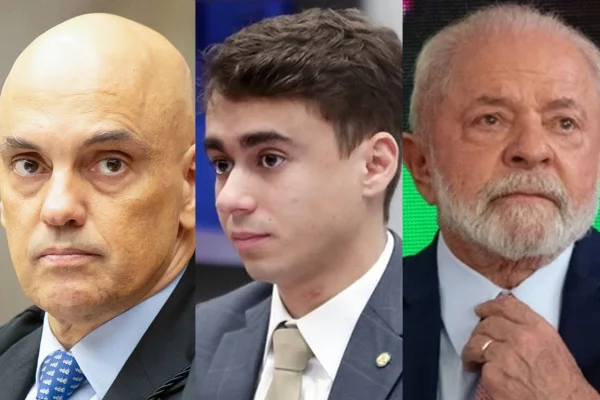 Moraes, Nikolas e Lula - STF - PCC