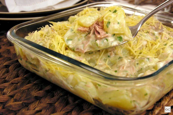batata com atum