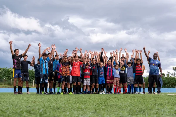 Imagem colorida do projeto social Grêmio Ocidental