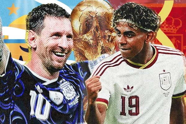 Primeira e última dança: Messi e Yamal se enfrentam pela final da Copa
