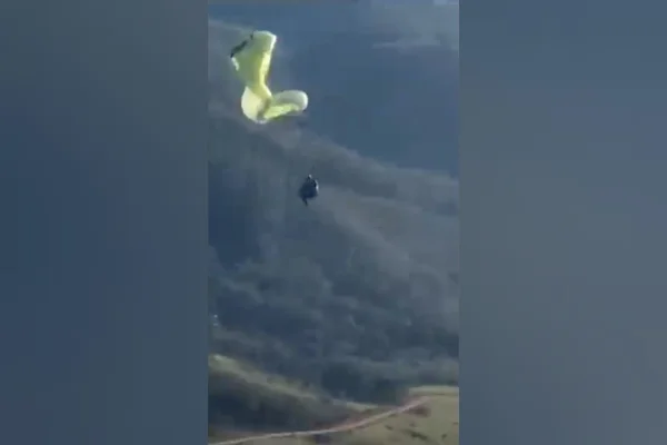 O Corpo de Bombeiros chegou a ser chamado para socorrer a vítima da queda