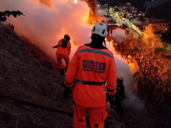 Incêndio em Juiz de Fora, em Minas Gerais (MG)