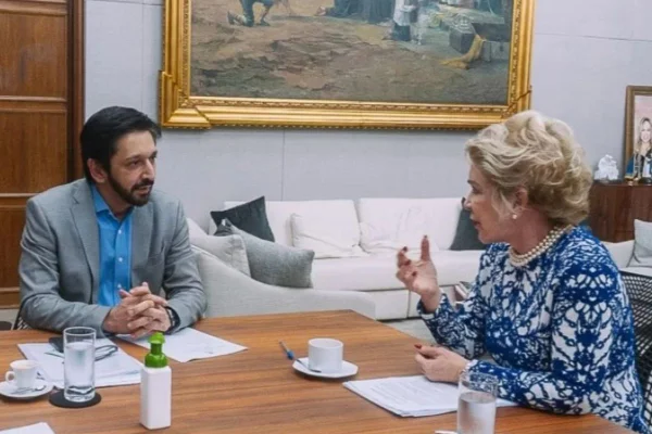 O prefeito de São Paulo e a ex-senadora Marta Suplicy -- Metrópoles