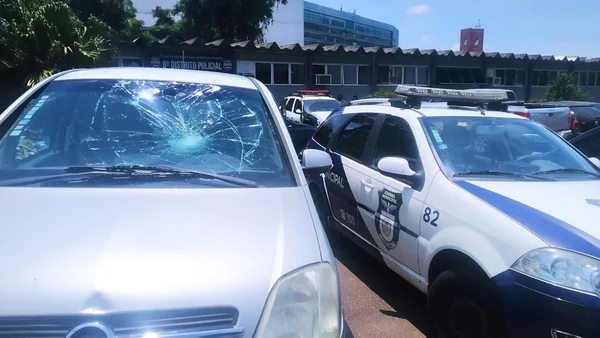 briga de trânsito em Curitiba acaba em pancadaria