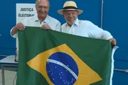 Lula (PT) e Alckmin (PSB), candidatos à Presidência e vice Lula (PT) e Alckmin (PSB), candidatos à Presidência e vice