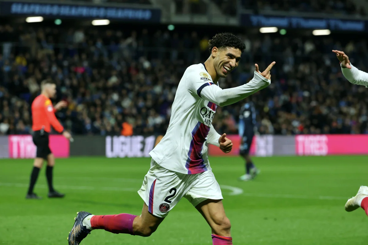 PSG goleia por 5 x 1 com três gols e duas assistências de Hakimi