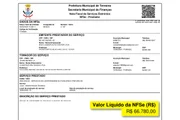 Nota fiscal emitida por oficina fantasma a favor da Construtora Hidros Nota fiscal emitida por oficina fantasma a favor da Construtora Hidros