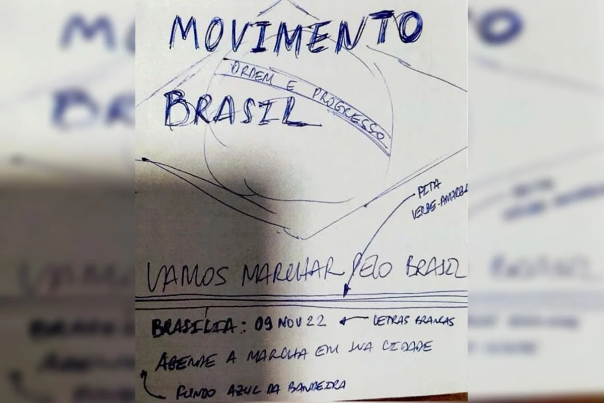 Generais de Bolsonaro compartilhavam cartazes golpistas Generais de Bolsonaro compartilhavam cartazes golpistas