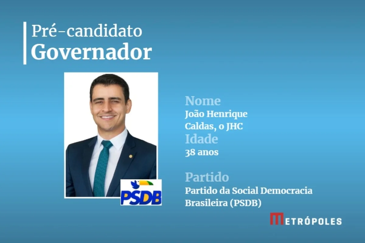 JHC, pré-candidato ao governo de Alagoas JHC, pré-candidato ao governo de Alagoas
