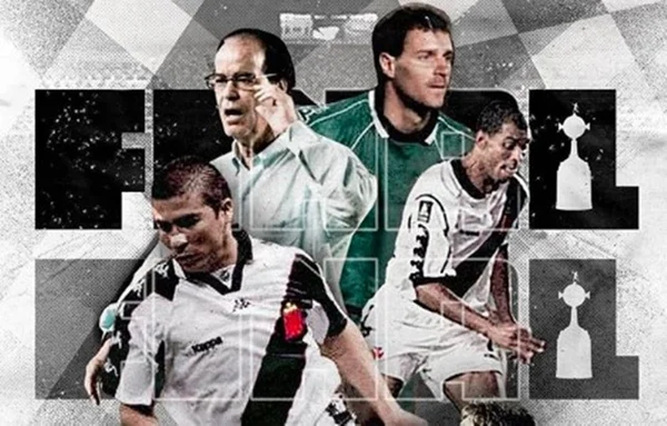 Pôster do Vasco na Libertadores de 1998
