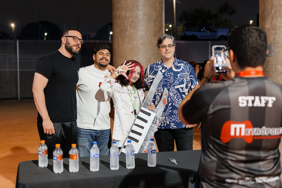 Meet and Greet com os dubladores Glauco Marques, Vyni Takahashi e Guilherme Briggs Meet and Greet com os dubladores Glauco Marques, Vyni Takahashi e Guilherme Briggs