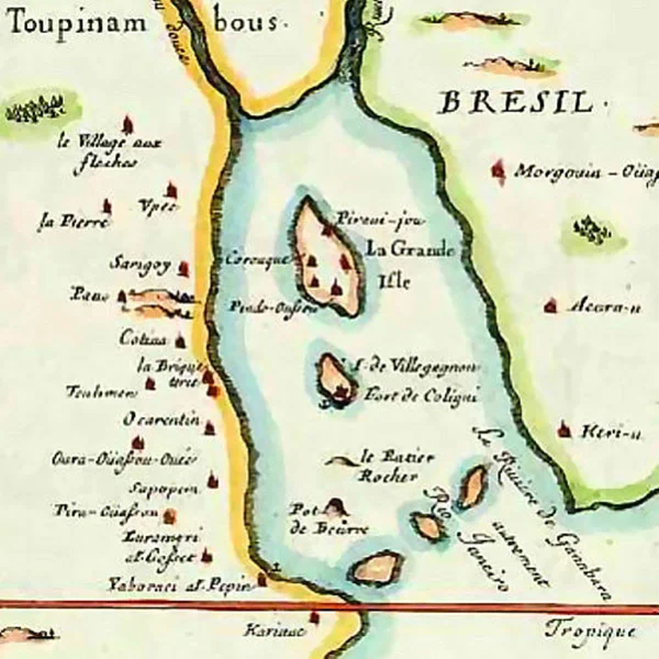 Mapa Guanabara 1555
