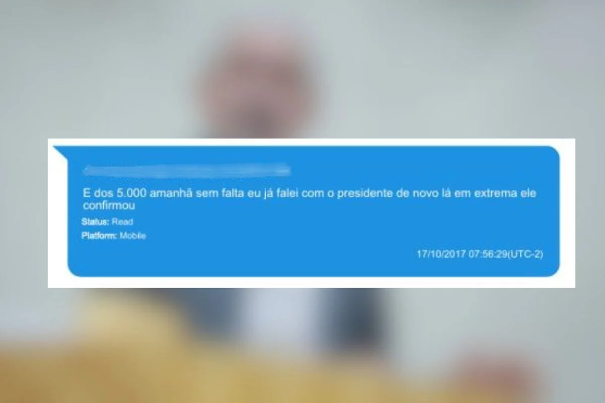 Operador financeiro e ex-diretor de empresa de ônibus combinaram pagamento para Senival em Extrema (MG), diz polícia