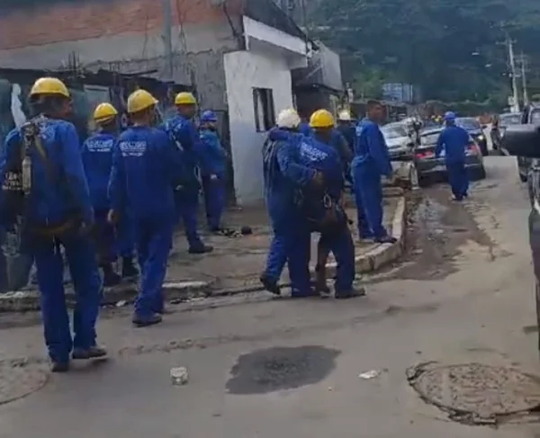 Operário fica ferido em ação da Rota