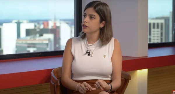 A deputada Tabata Amaral, do PSB-SP, durante entrevista concedida na sede do Metrópoles, em Brasília