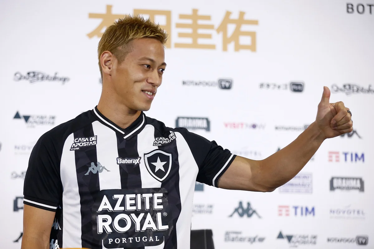 Keisuke Honda, ex-jogador do Botafogo. Keisuke Honda, ex-jogador do Botafogo.