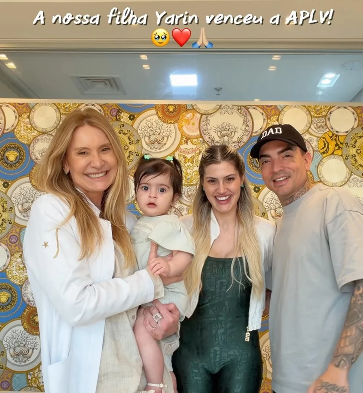 MC Guimê celebra superação da alergia da filha, Yarin, e agradece: "Venceu" MC Guimê celebra superação da alergia da filha, Yarin, e agradece: "Venceu"