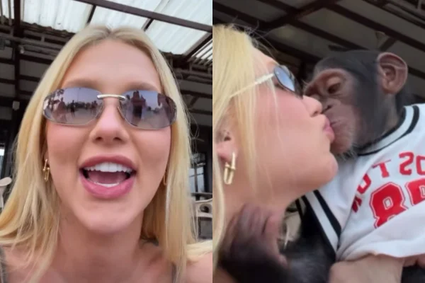 Virginia é acusada de racismo contra Vini jr. após beijar macaco