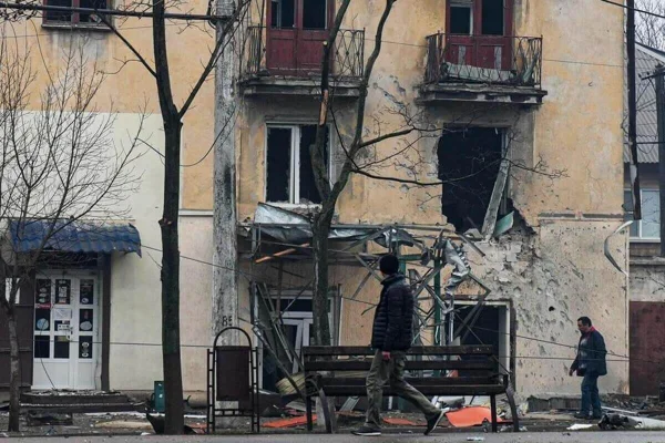 cidade portuária Mariupol, na Ucrânia