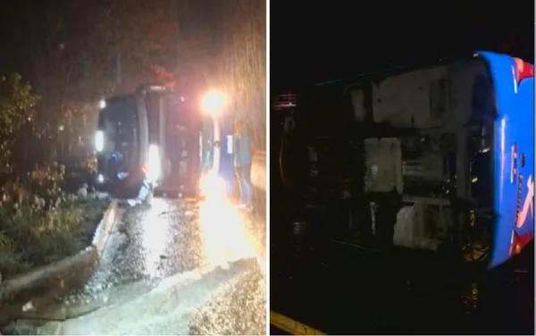 imagem colorida acidente onibus tres mortos goias