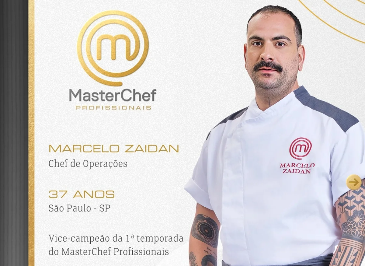 Marcelo Zaidan é um dos veteranos a voltar para o MasterChef Profissionais Marcelo Zaidan é um dos veteranos a voltar para o MasterChef Profissionais