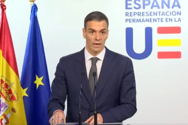 Presidente da Espanha Pedro Sánchez