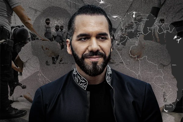 Imagem colorida de Nayib Bukele- Metrópoles