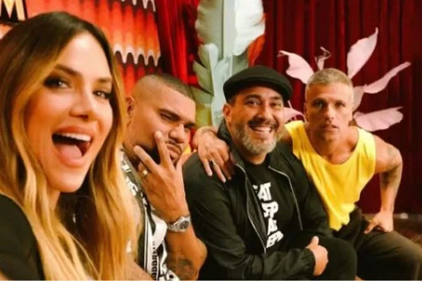 giovanna Ewbank, Bruno Gagliasso, André Marques e Naldo Benny
