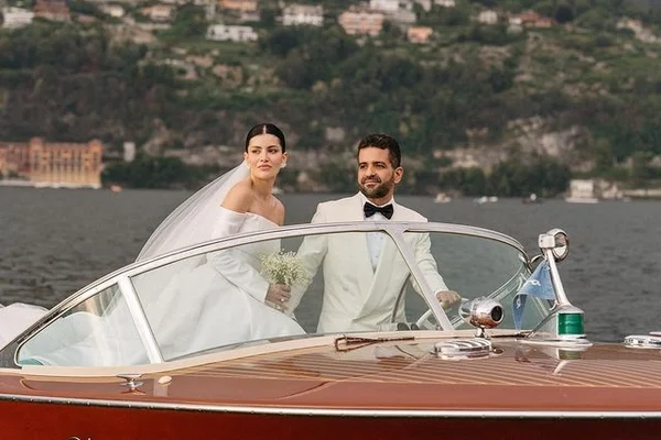 Bruna Kehrnvald e Manoel Neto se casam na Itália com festa suntuosa