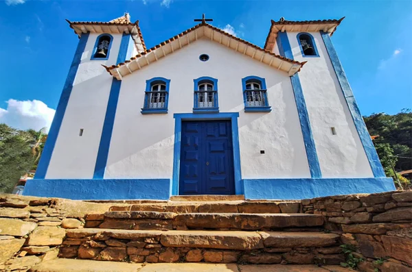 A Igreja Matriz de São Bartolomeu, no distrito de São Bartolomeu, em Ouro Preto