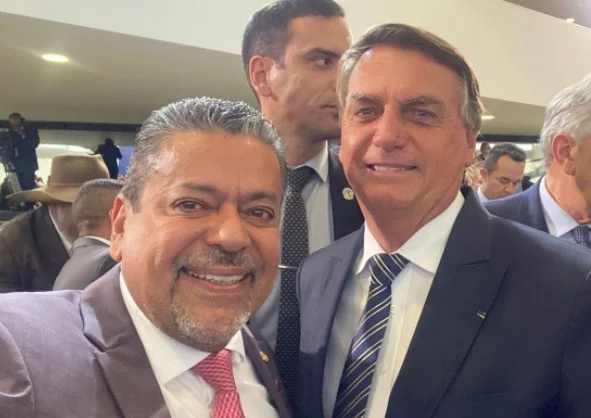 Hiran Gonçalves e Jair Bolsonaro - Metrópoles