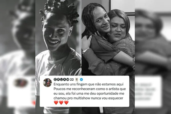Oruam lamenta morte de Preta Gil e homenageia: “Me deu oportunidade”
