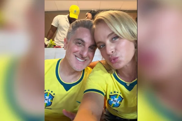 Luciano Huck e Angélica
