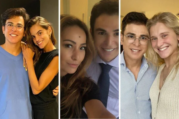 Amilton Macedo com Izabel Goulart, Sabrina Sato e Celina Locks