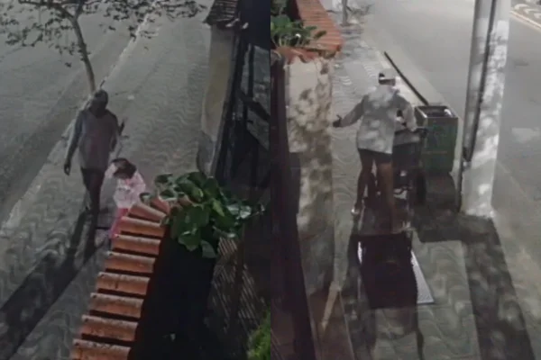 Imagem colorida de mulher agredindo a filha criança. Metrópoles