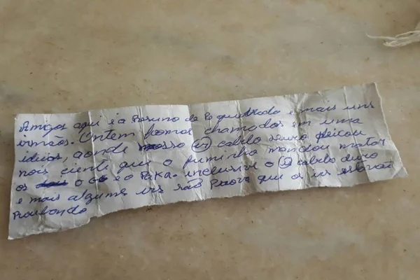 Marcola mandou matar líderes do PCC, diz bilhete apreendido em prisão