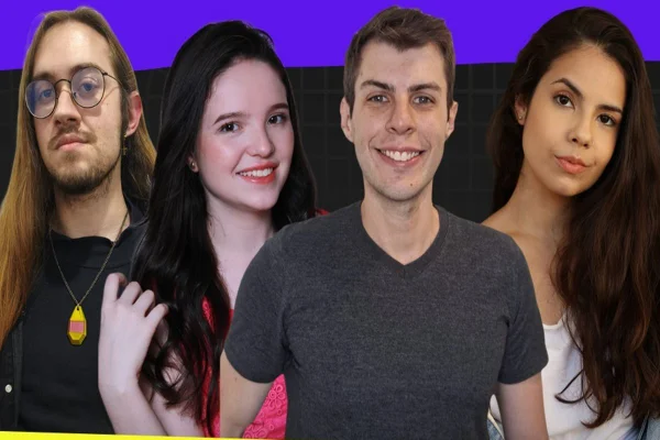 Montagem com os dubladores do Helluva Boss - Metrópoles