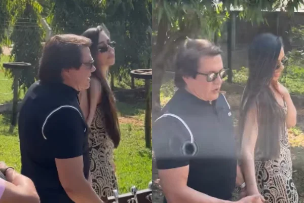 Cantor Giovani aparece em público com nova namorada após suposta traição