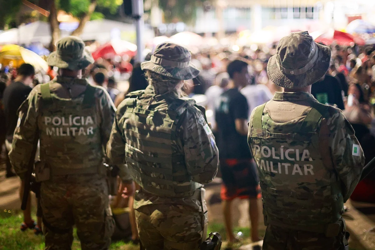 Polícia fez monitoramento no local Polícia fez monitoramento no local