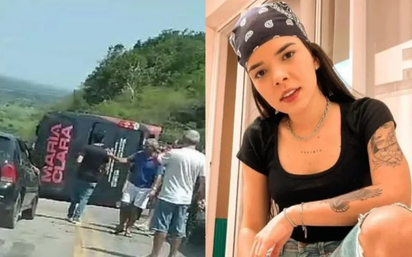 imagem colorida cantora maria clara acidente alagoas