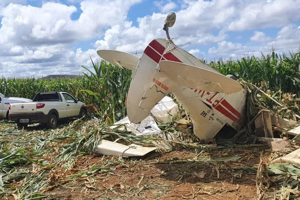 aviao cai cabeceiras goias entorno do df