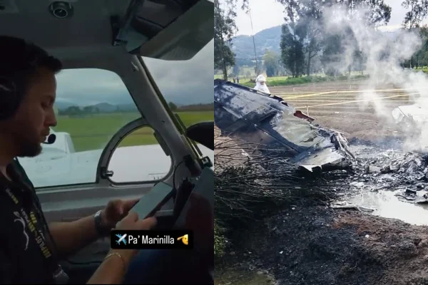 Vídeo mostra piloto ao celular enquanto decolava avião que caiu na Colômbia