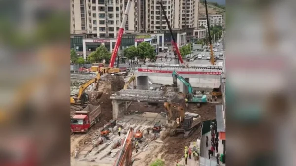 China demole ponte e constrói viaduto sob trilhos em 24 horas