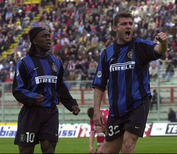 Seedorf e Vieri na Inter de Milão