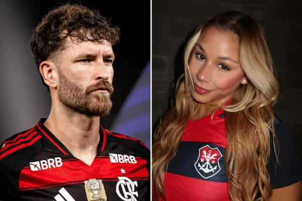 Léo Pereira e Flávia Saraiva