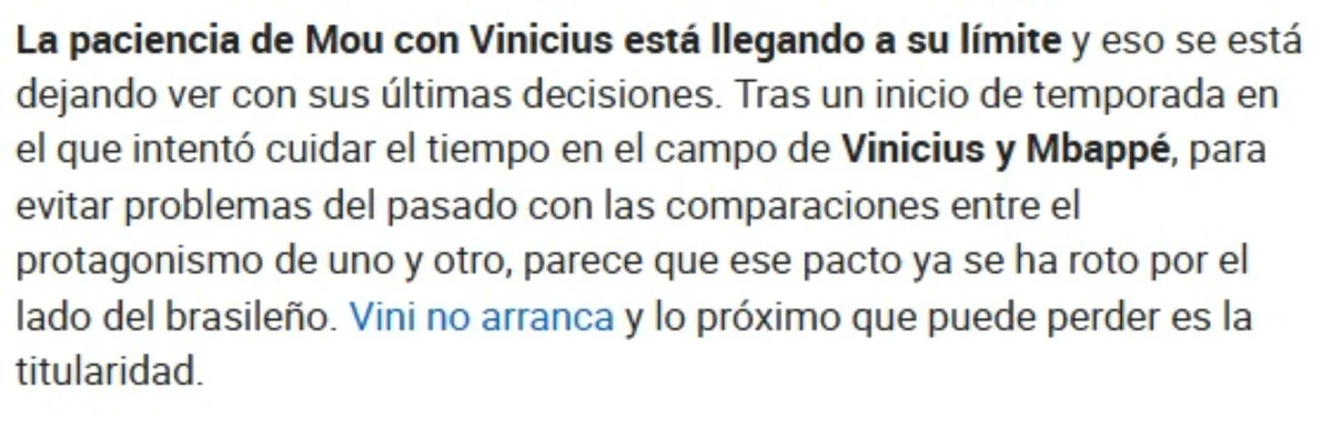 Jornal espanhol critica temporada de Vini Jr.: “Desaparece” - imagem 3 Jornal espanhol critica temporada de Vini Jr.: “Desaparece” - imagem 3
